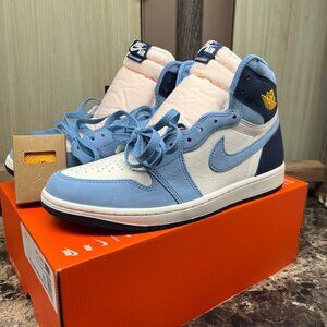 Jordan 1 High OG First in Flight Blue Women's Size 12 FD2596-400 NEW